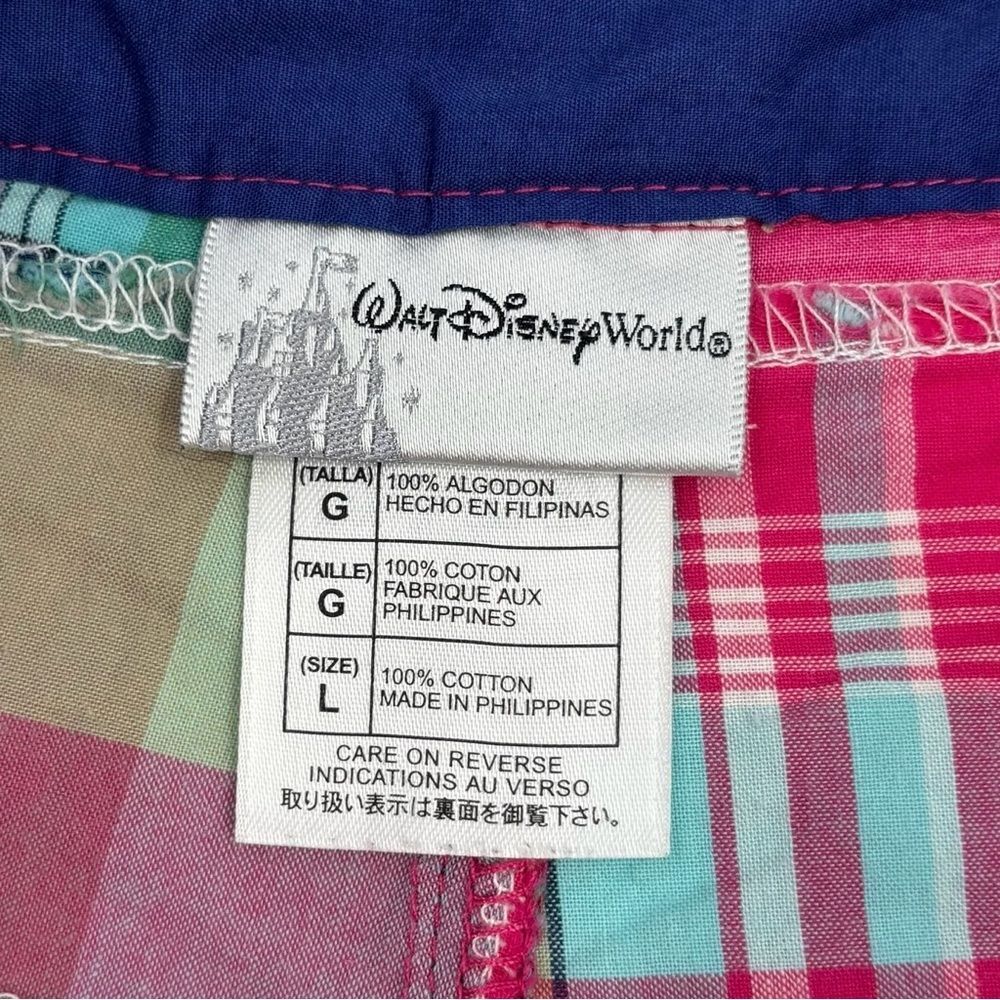 Disney Mickey Mouse Patchwork Madras Bermuda Shor… - image 7